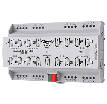 ShutterBOX Drive 8CH, Blind and shutter actuator